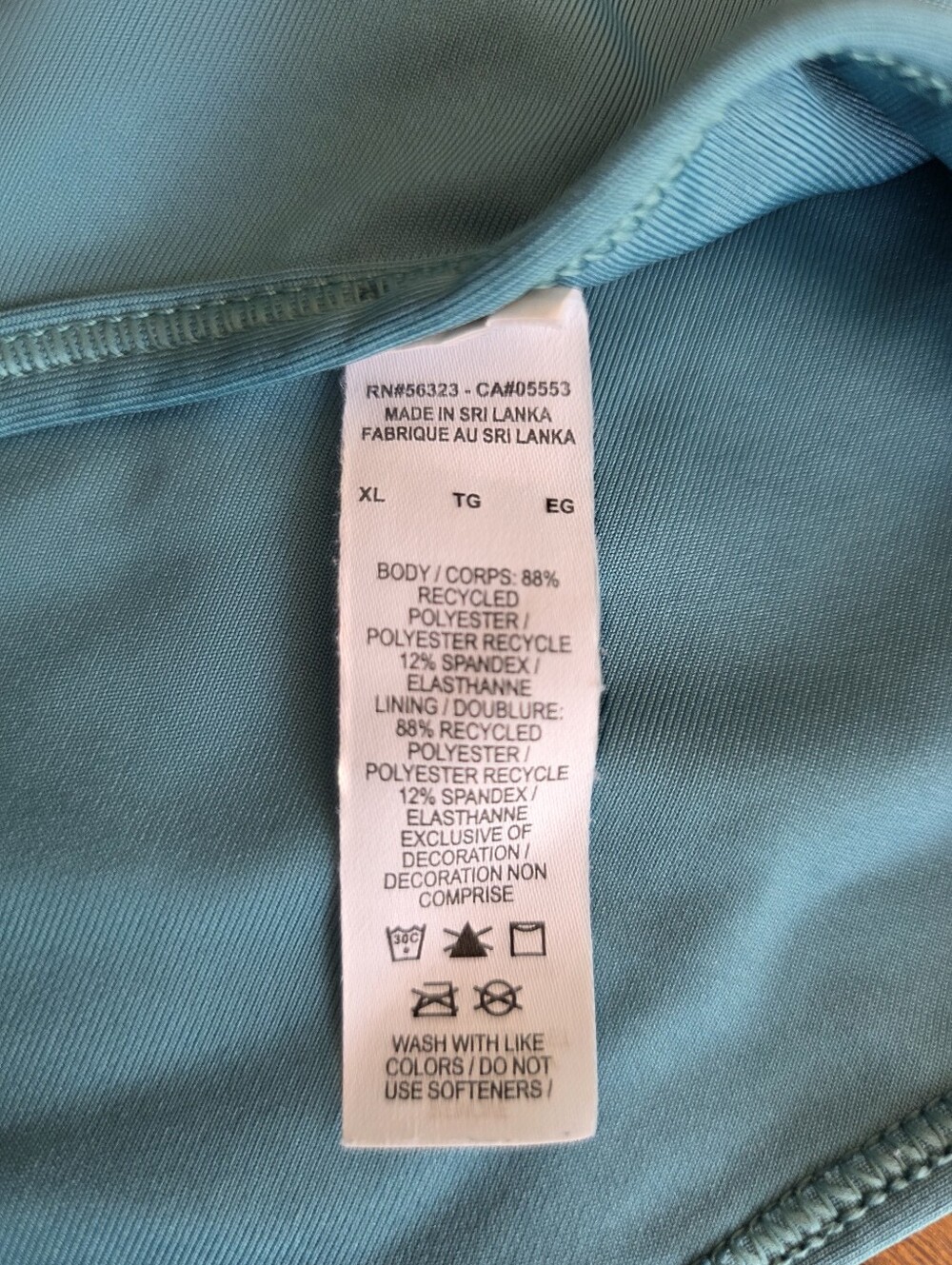 Nike Teal Racerback Sports Bra - Picture 4 of 4
